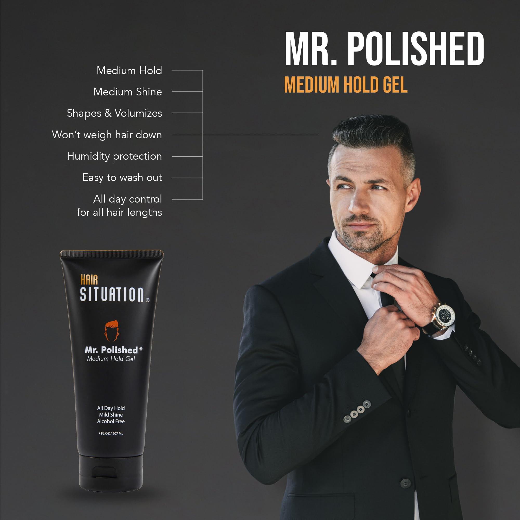 Mr. Polished Medium Hold Gel